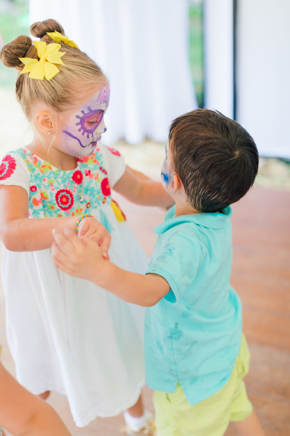 Major and Marlowe Martino dance at Marlowe's Cinco de Marlowe themed 5th birthday fiesta