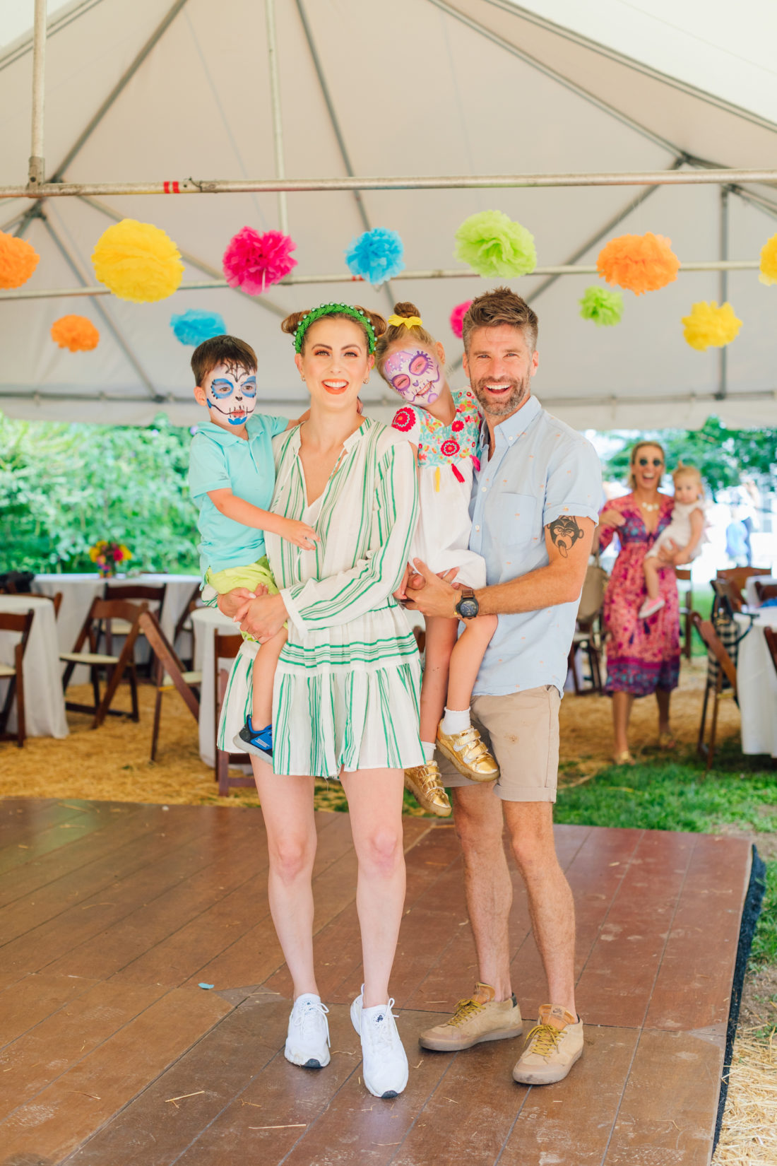 The Martino Family at daughter Marlowe's El Cinco de Marlowe themed 5th birthday fiesta