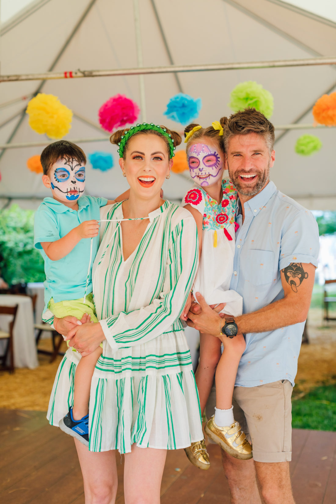The Martino Family at daughter Marlowe's Cinco de Marlowe themed 5th birthday fiesta