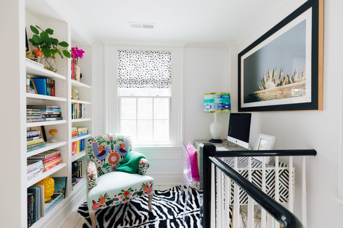 The Study Nook inside Eva Amurri Martino's Westport CT home