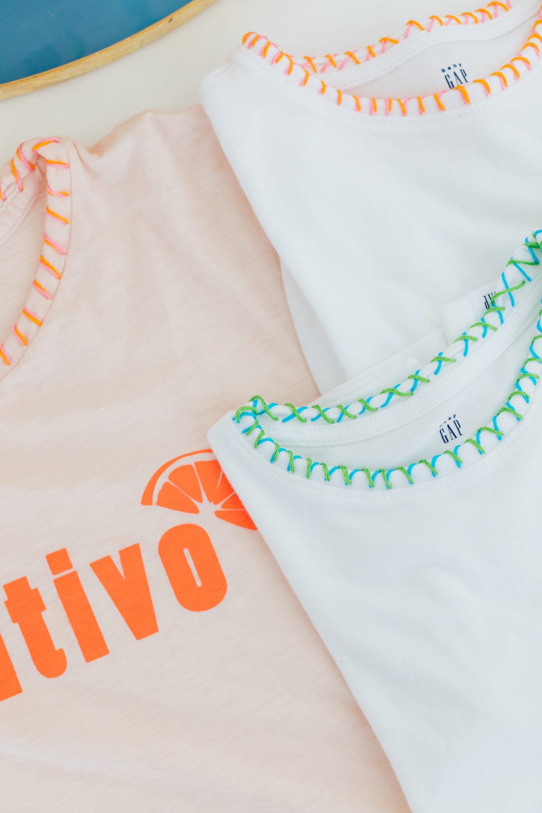 An easy embroidered shirt DIY from Eva Amurri Martino