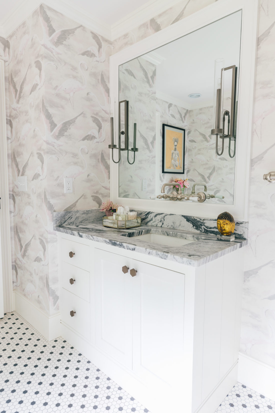 The vanity in Eva Amurri Martino Master Bathroom