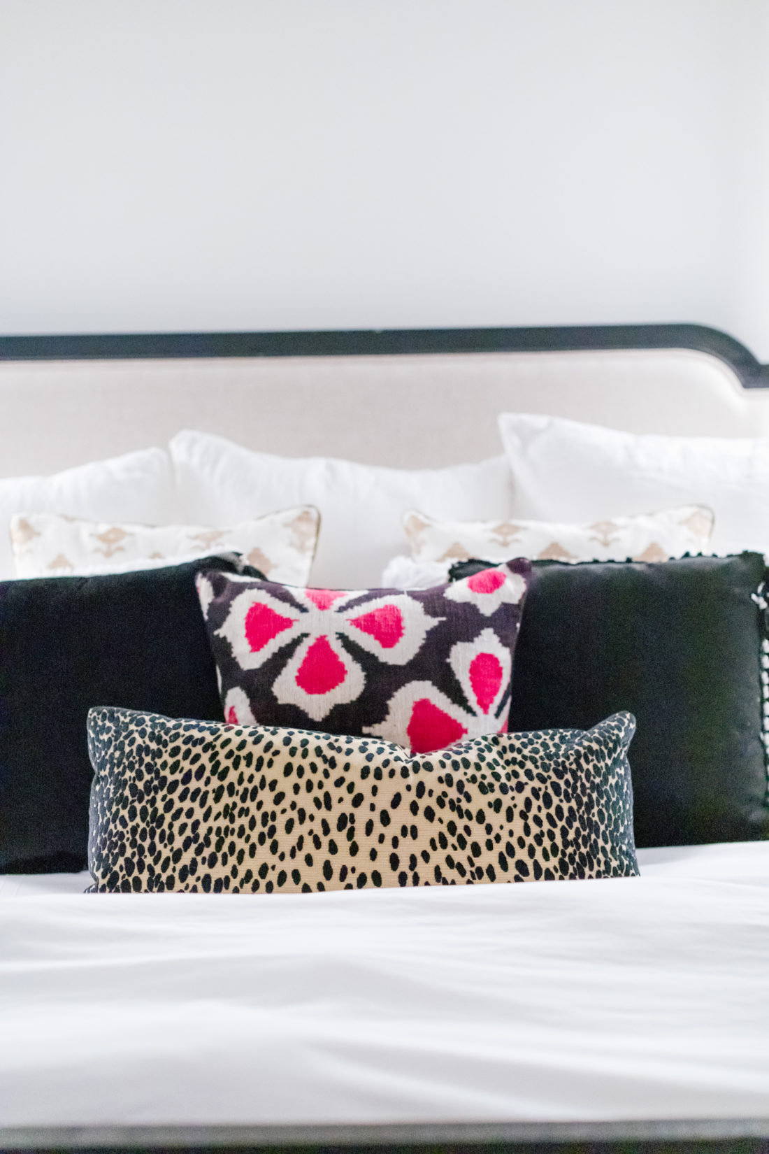 The pillows inside Eva Amurri Martino's new master bedroom