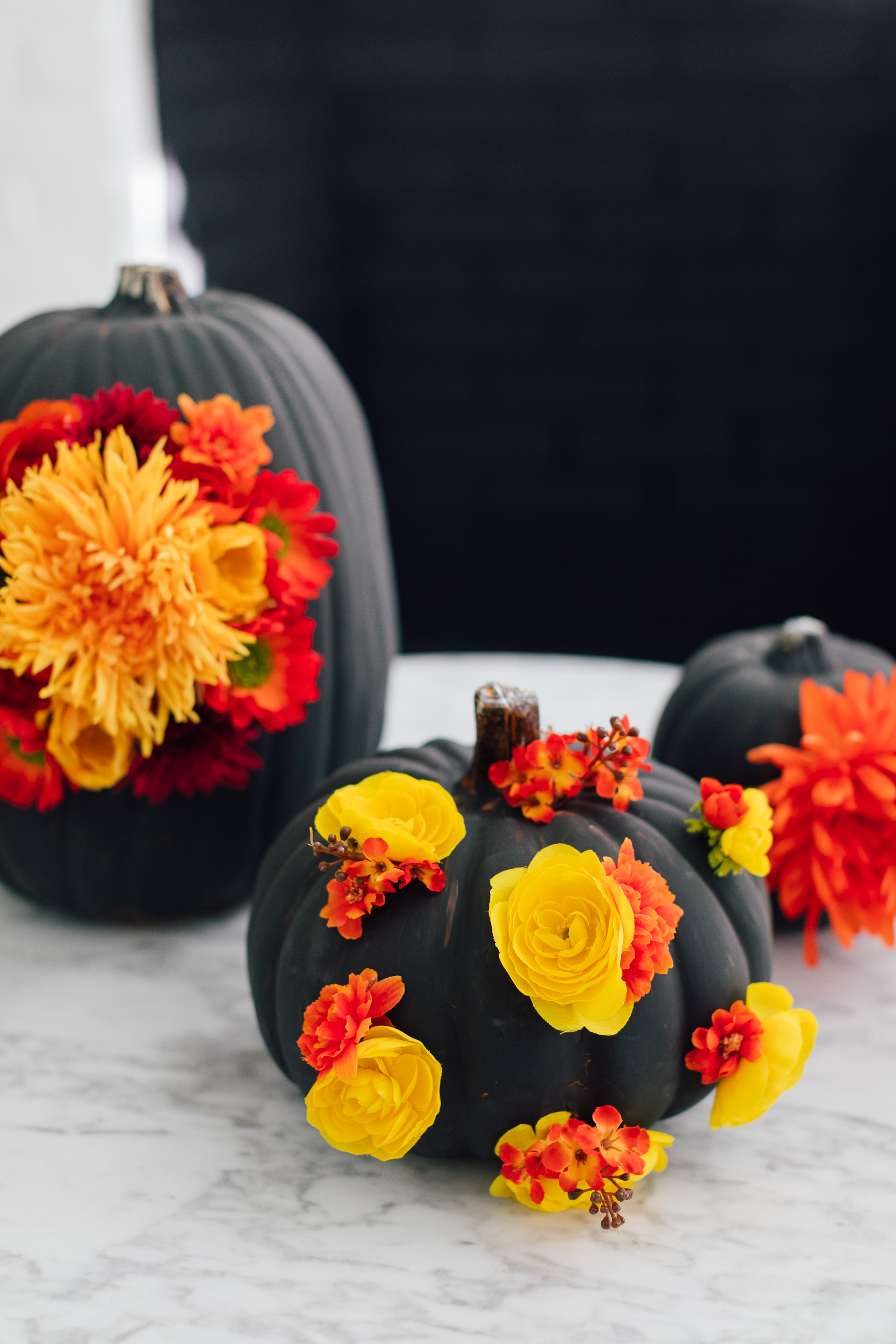 DIY Faux Floral Pumpkins – Happily Eva After