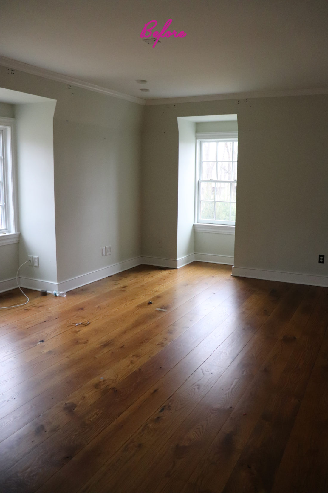 Eva Amurri Martino's master bedroom before renovation and remodeling