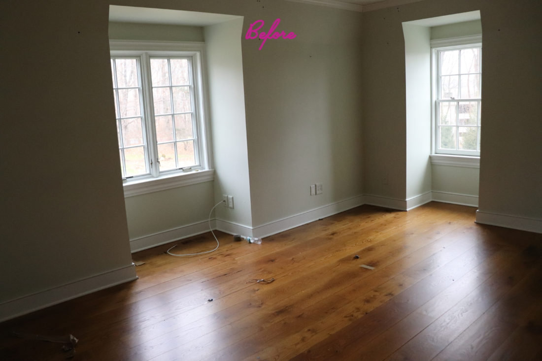 Eva Amurri Martino's master bedroom before renovation and remodeling