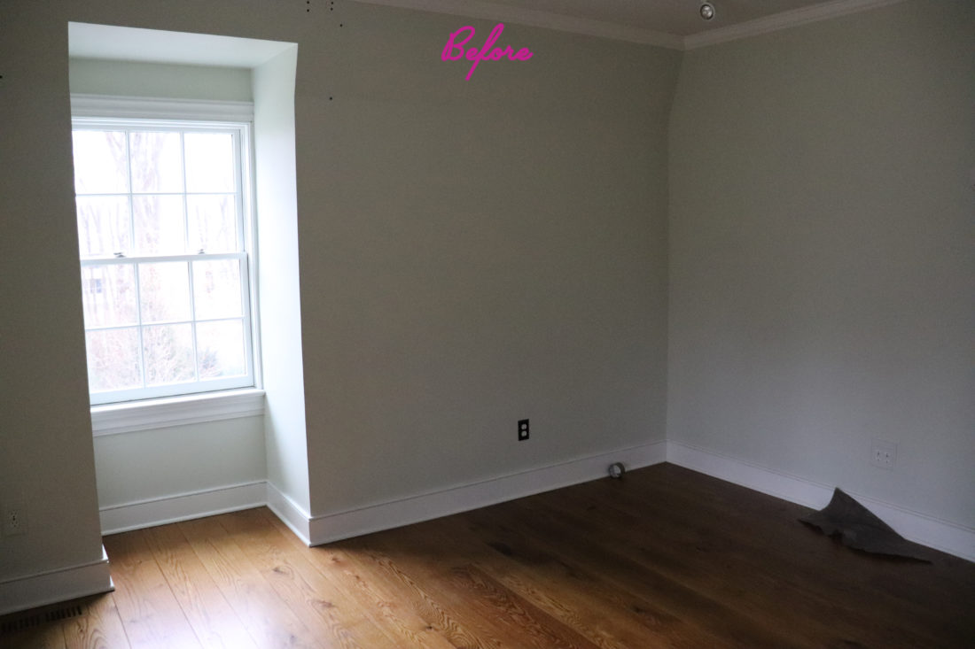 Eva Amurri Martino's master bedroom before renovation and remodeling