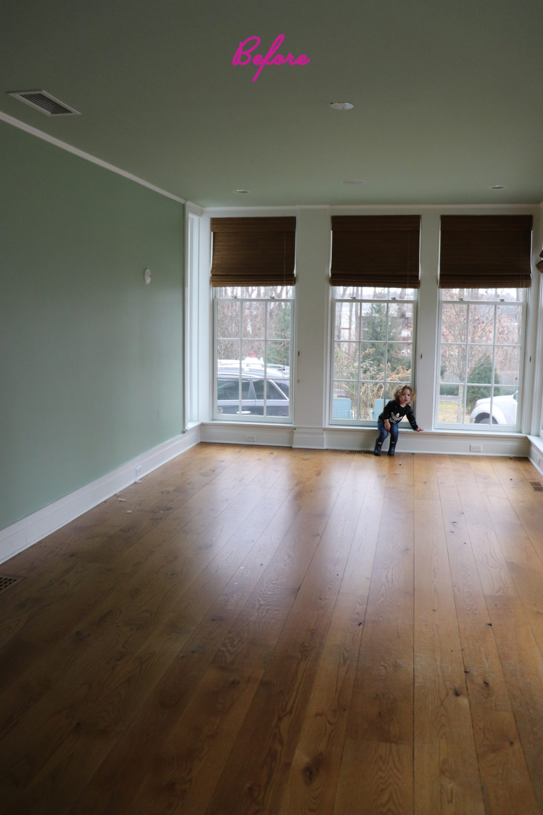 the before image of Eva Amurri Martino's dining room