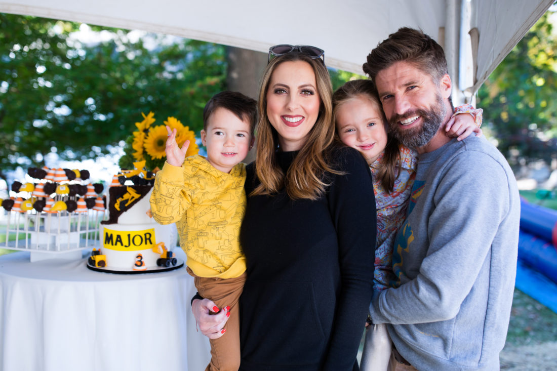 The Martino's at son Major's 3rd Birthday Party