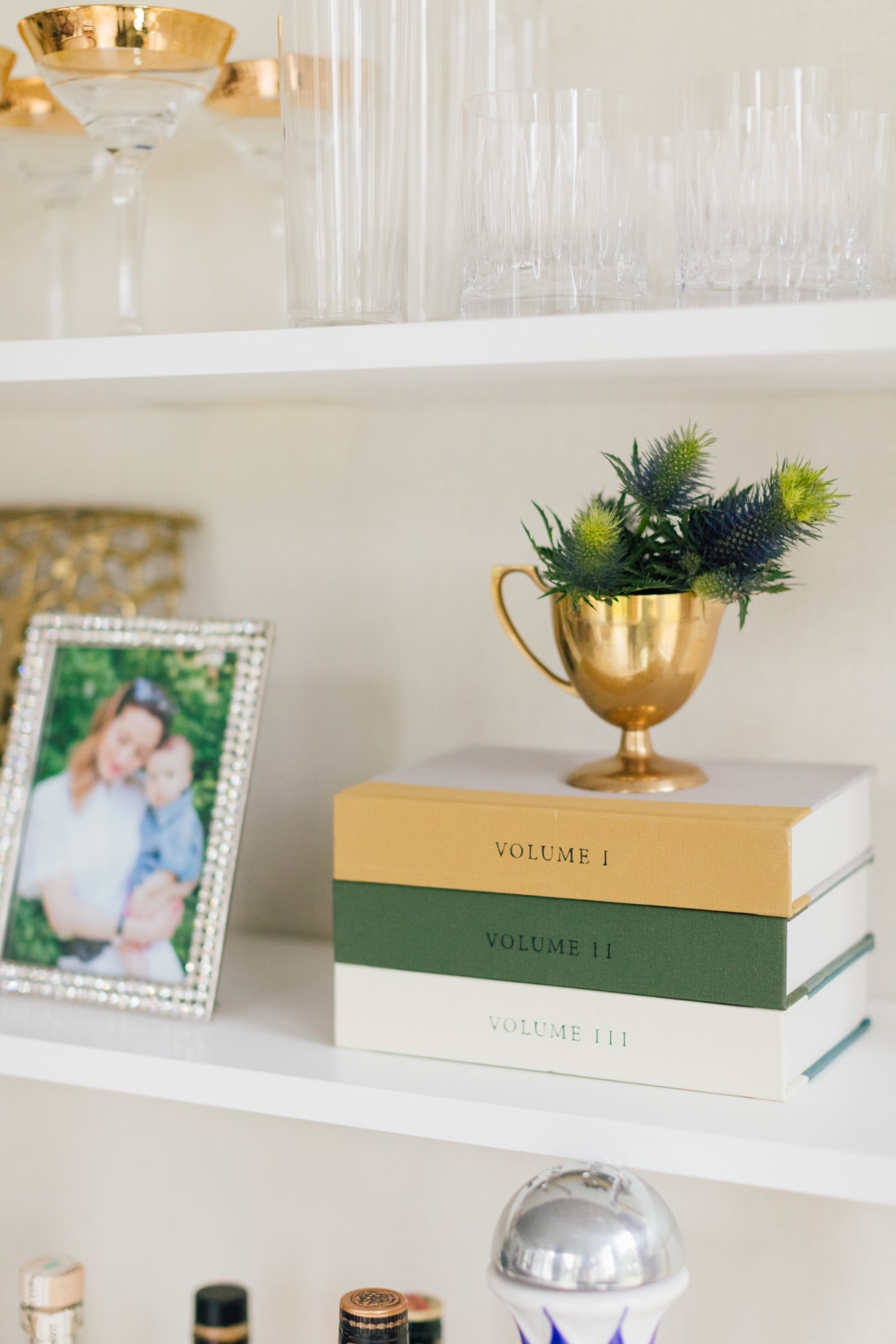 Details on the shelves in Eva Amurri Martino's newly renovated dining room