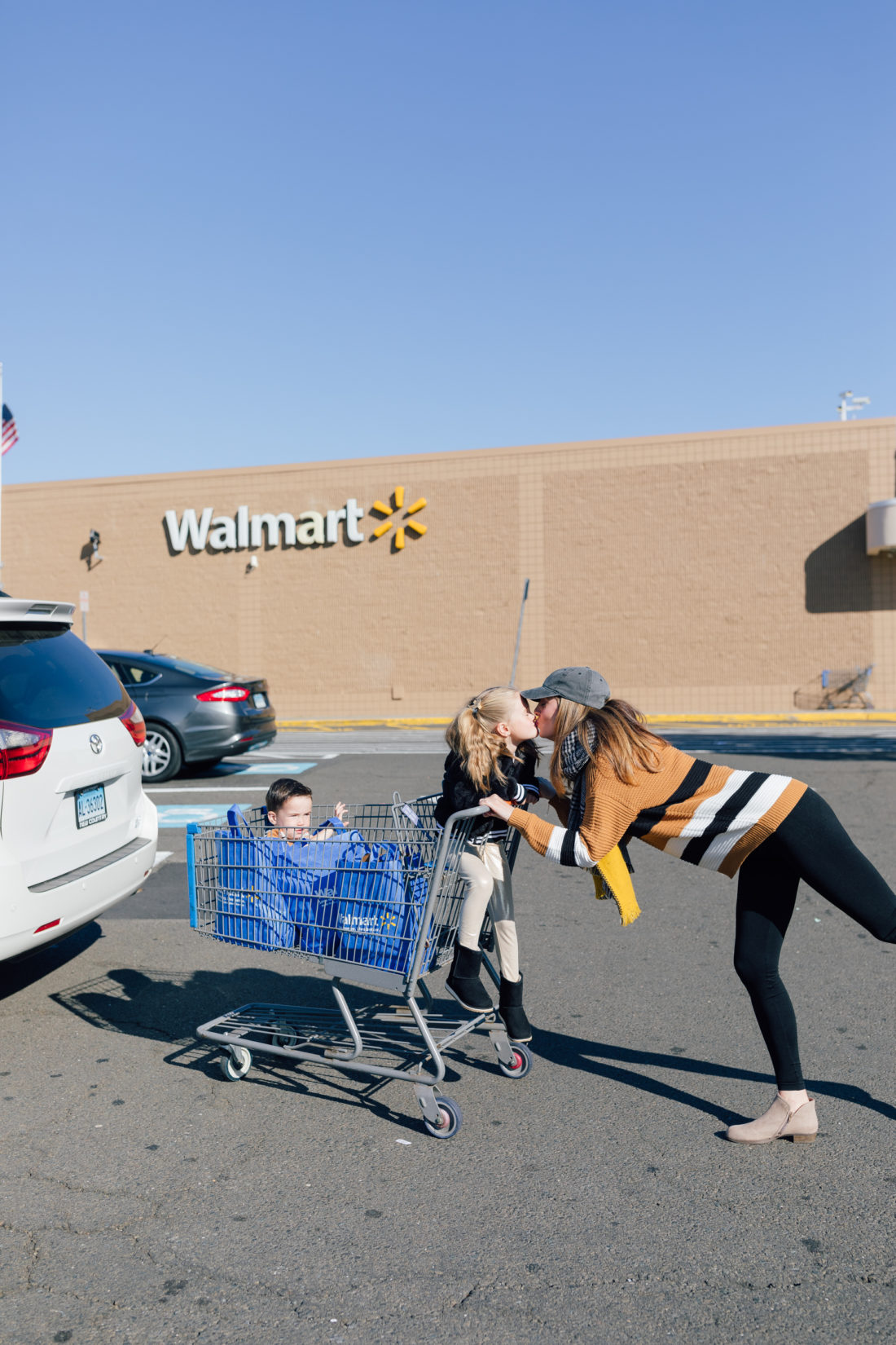 Eva Amurri Martino loads up her Walmart purchases