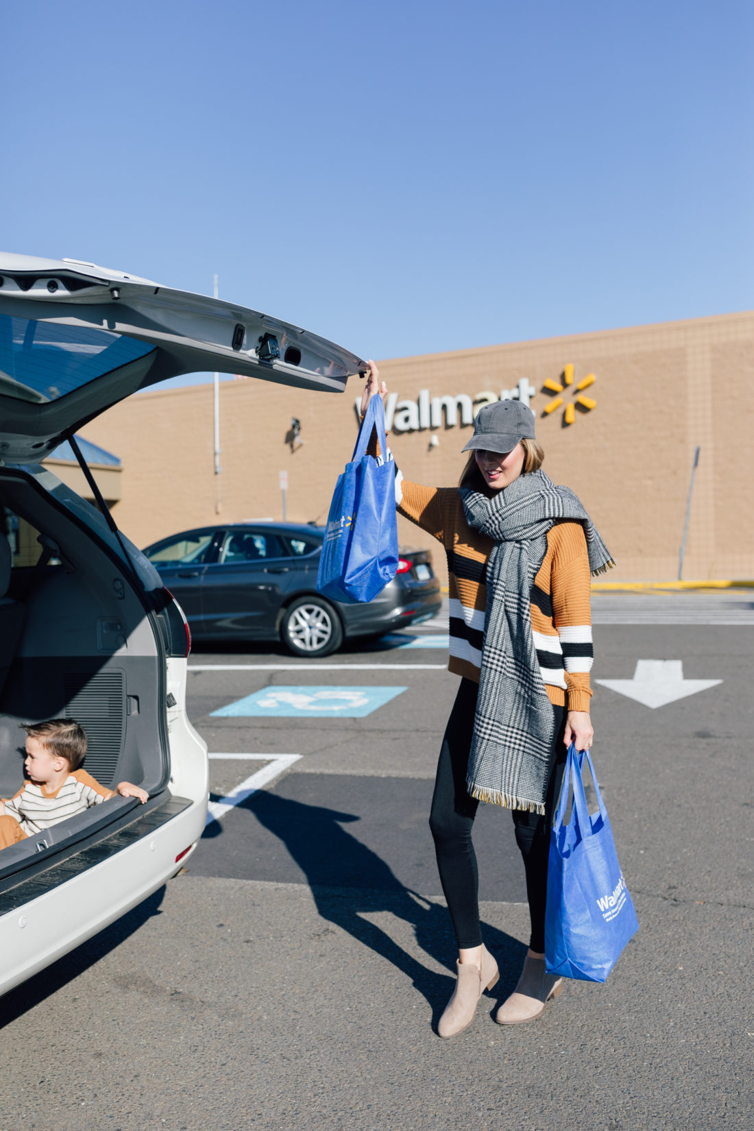 Eva Amurri Martino loads up her Walmart purchases