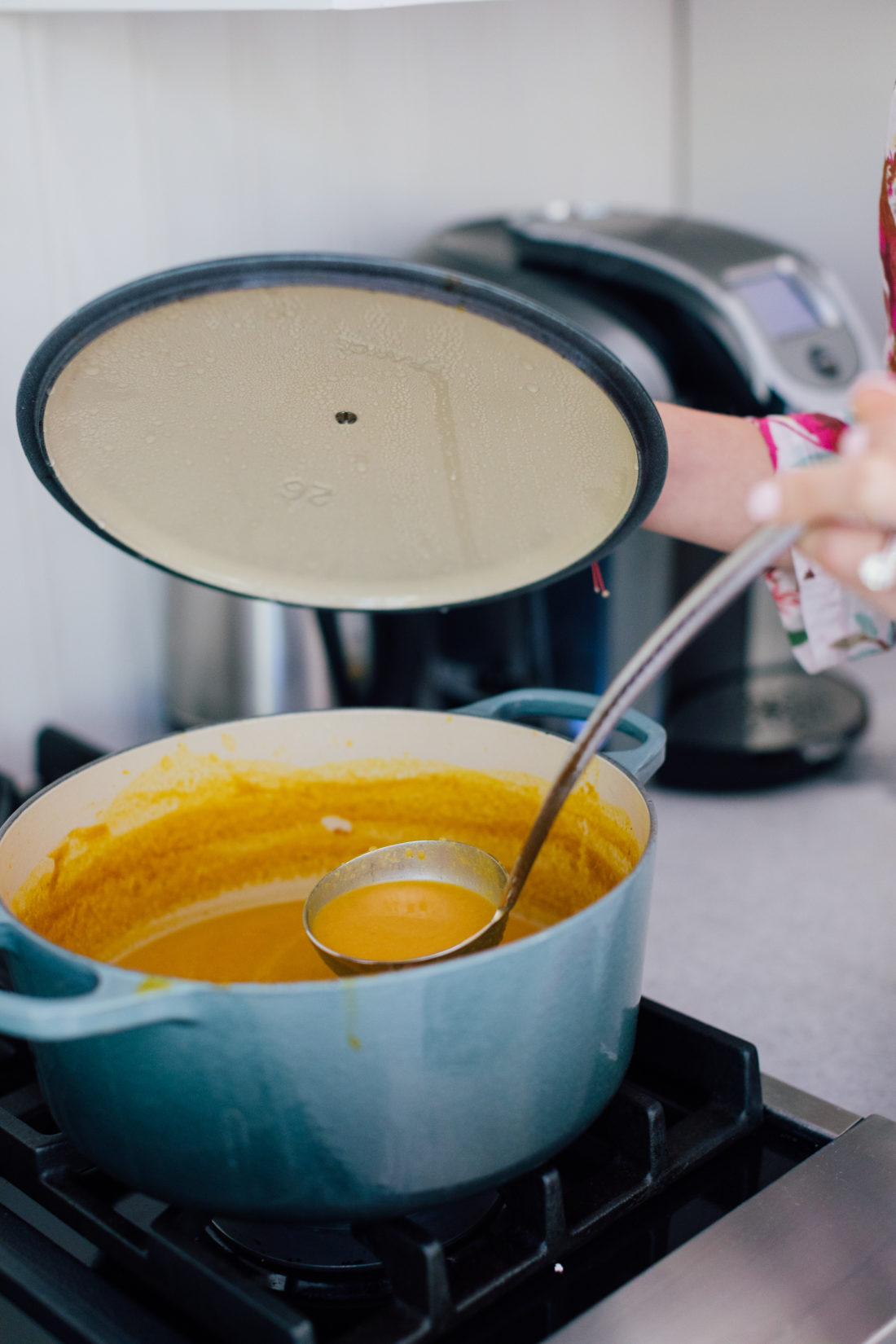 Eva Amurri Martino makes the easiest pumpkin soup ever