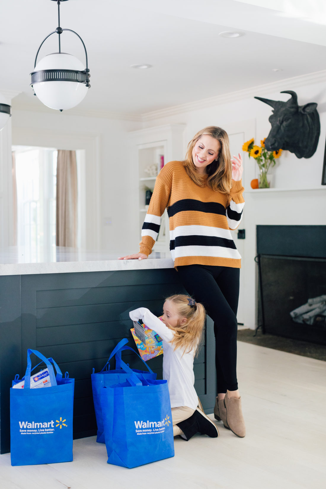 Eva Amurri Martino does a Walmart haul unpacking