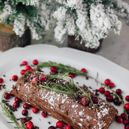 Eva Amurri shares three delicious holiday recipes, including a Bûche de Noël