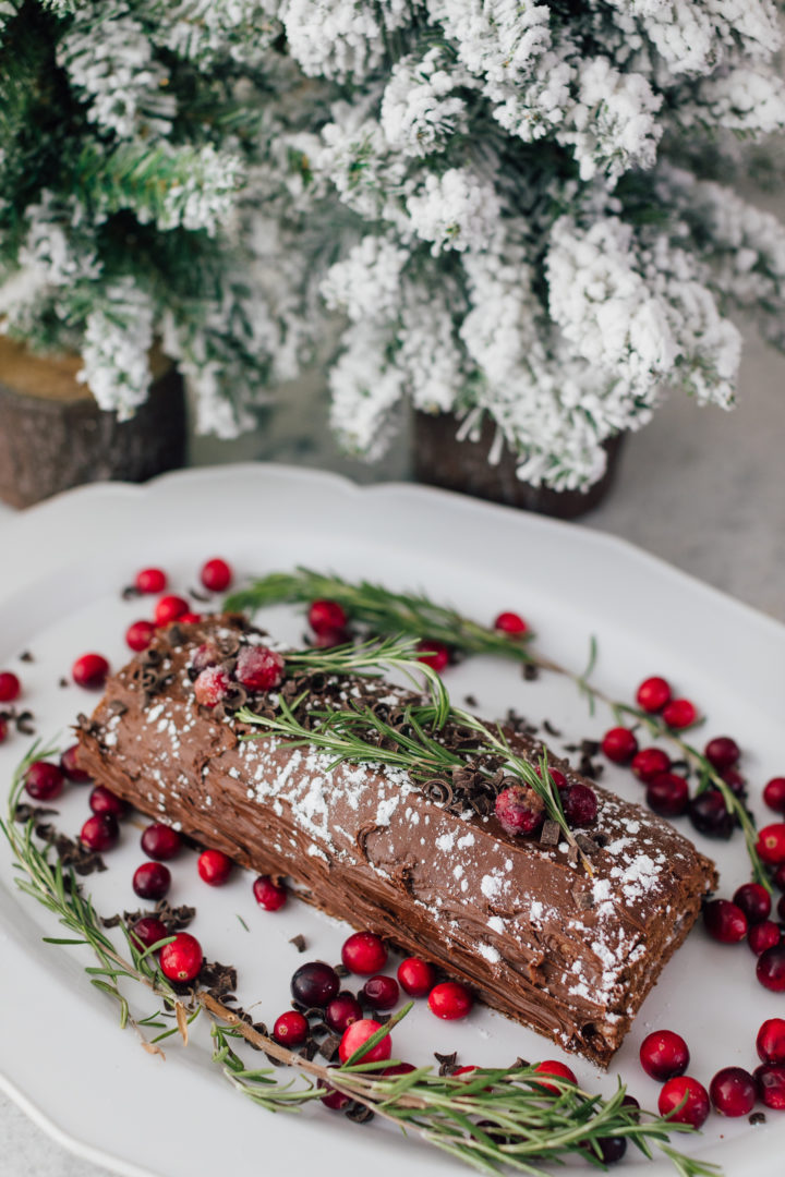 Eva Amurri shares three delicious holiday recipes, including a Bûche de Noël