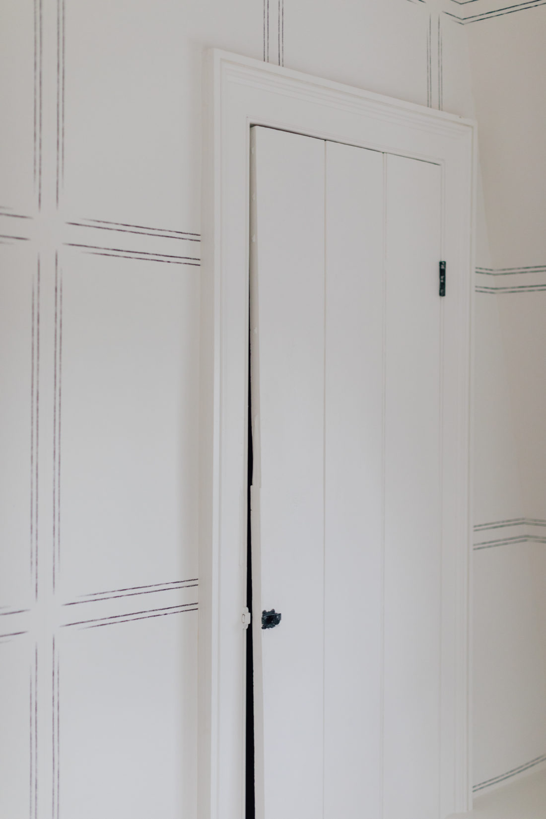 Original doors inside Eva Amurri's newly finished Guest Suite