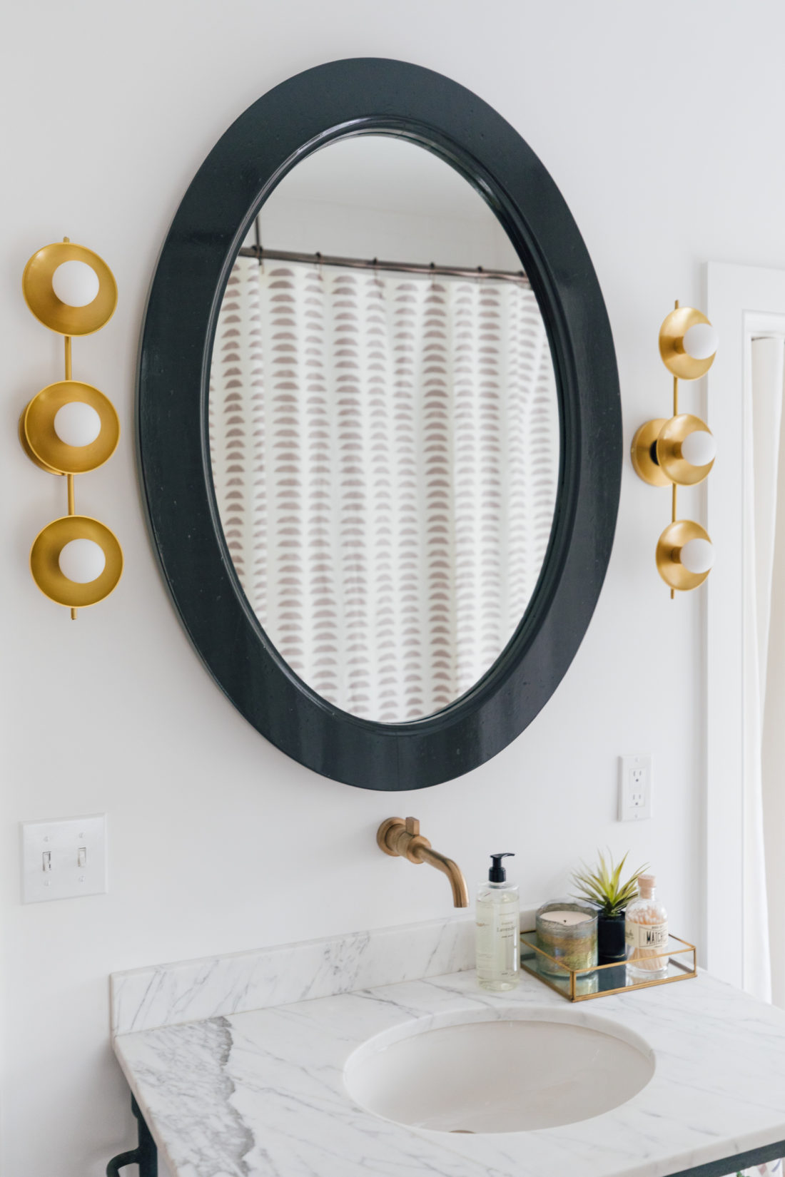 Bathroom fixtures inside Eva Amurri's newly finished Guest Suite