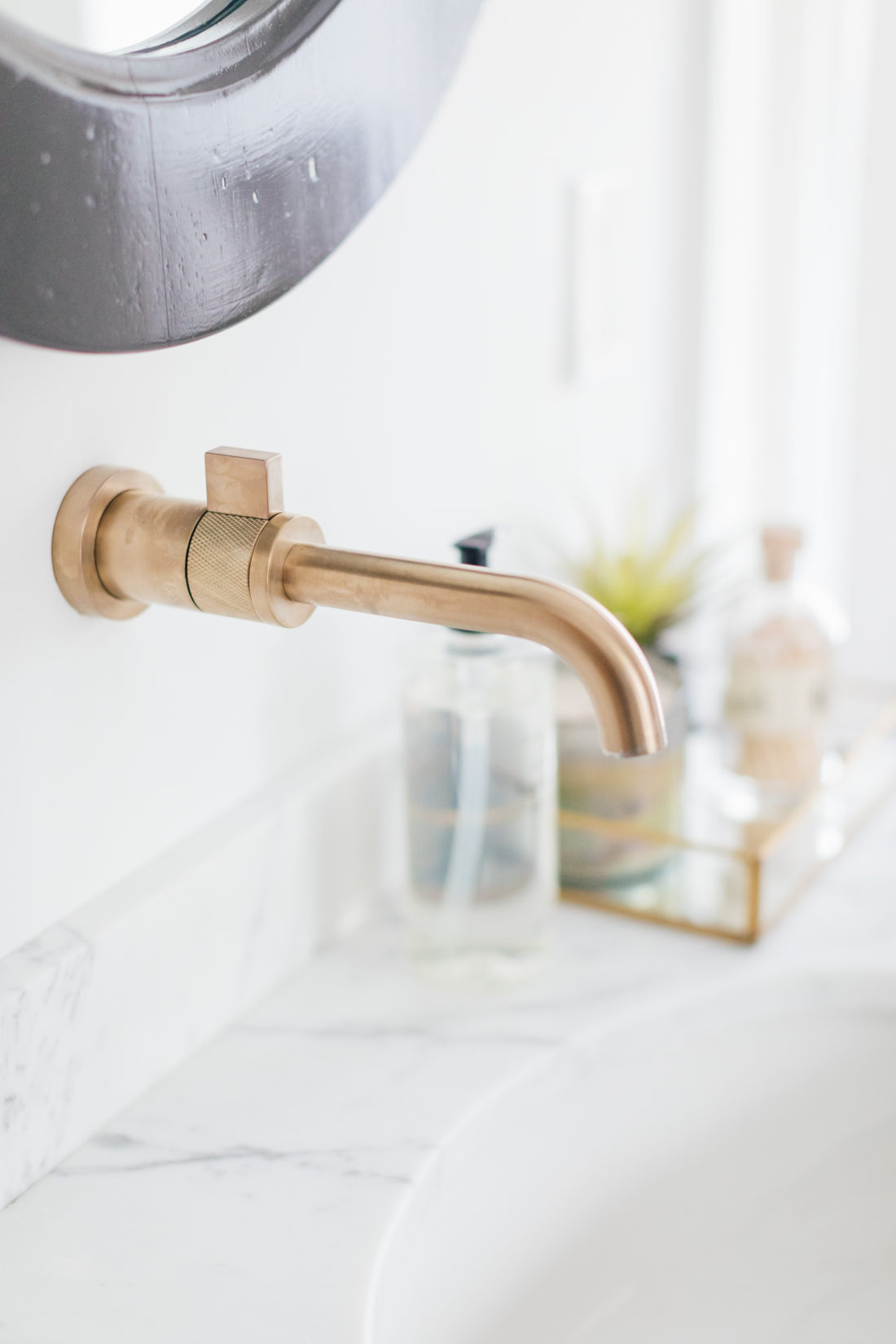 Bathroom fixtures inside Eva Amurri's newly finished Guest Suite