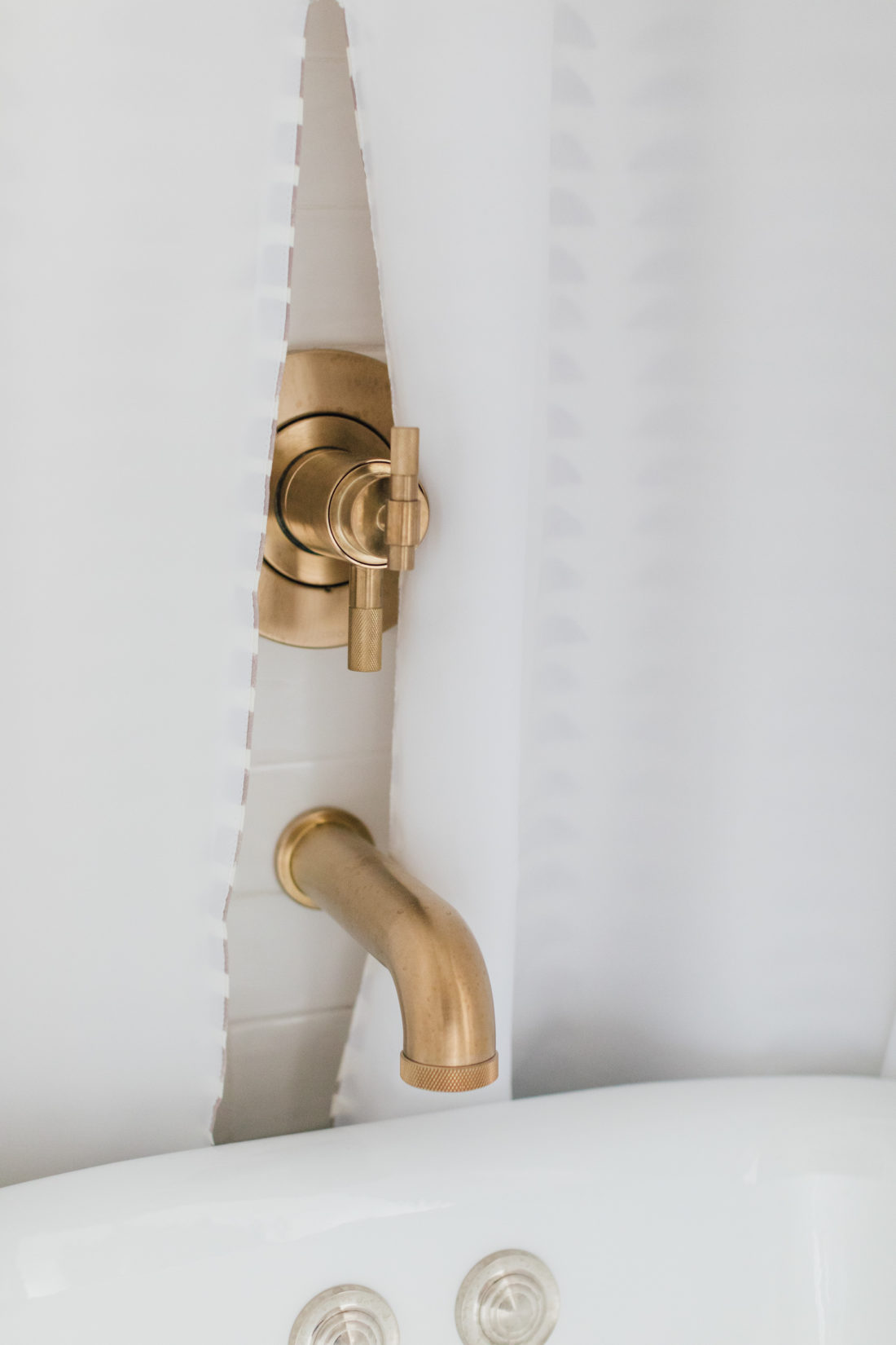 Bathroom fixtures inside Eva Amurri's newly finished Guest Suite