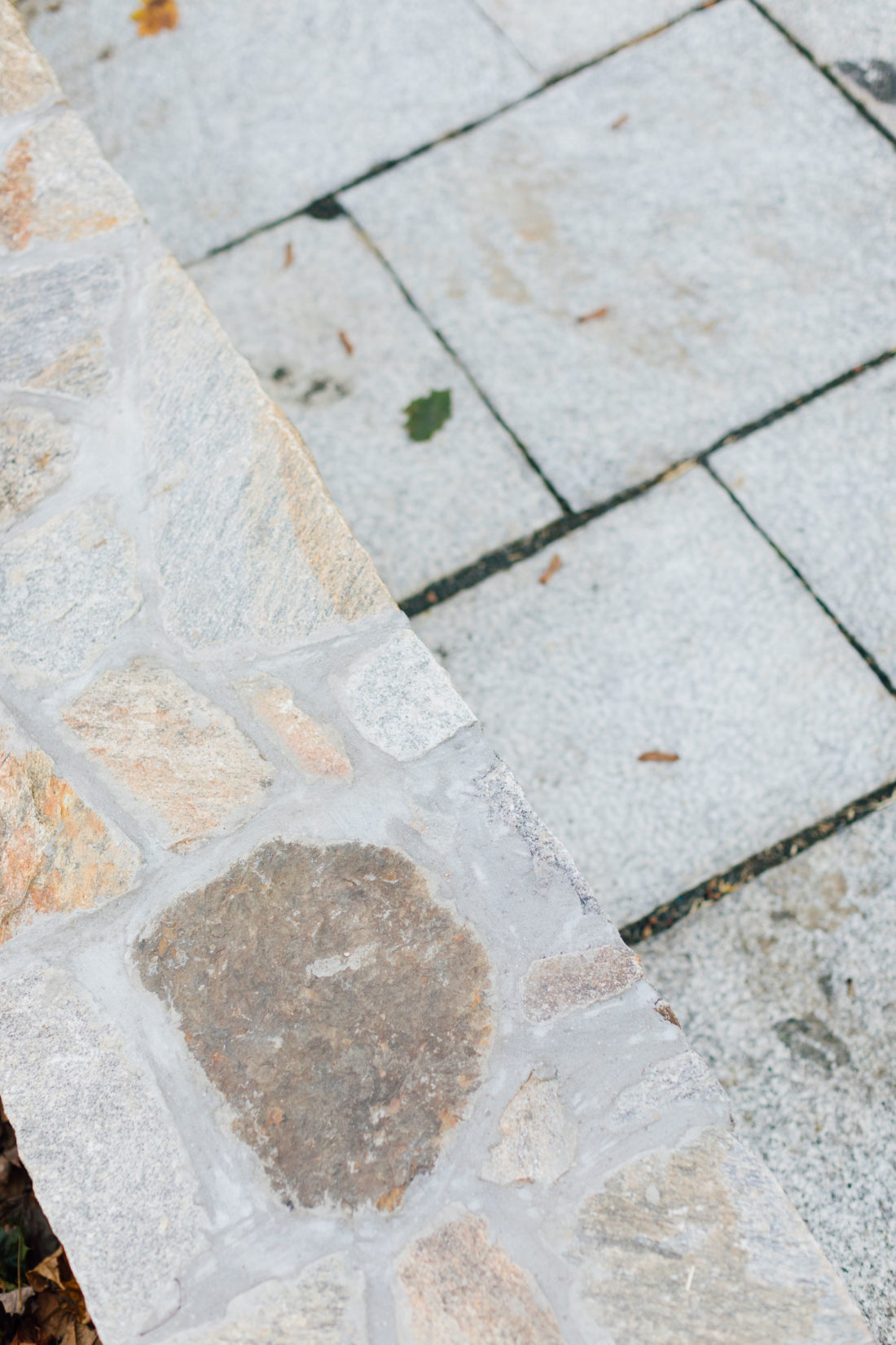 Swenson Granite stone on the patio of Eva Amurri Martino's Connecticut home