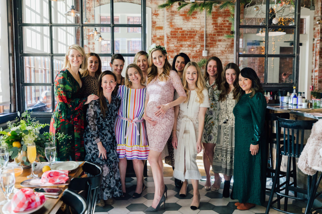 Blogger Eva Amurri and friends at her Baby Sprinkle