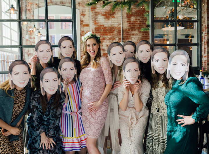 Blogger Eva Amurri and friends at her Baby Sprinkle