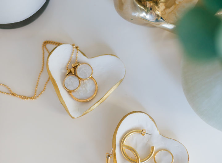 DIY Heart Shaped Ring Dishes