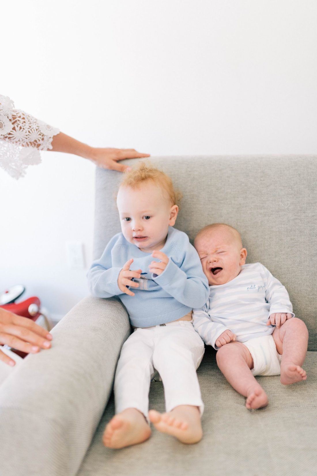 Blogger Liz Ariola "Mrs. Nipple" and her two sons Charlie and Ford