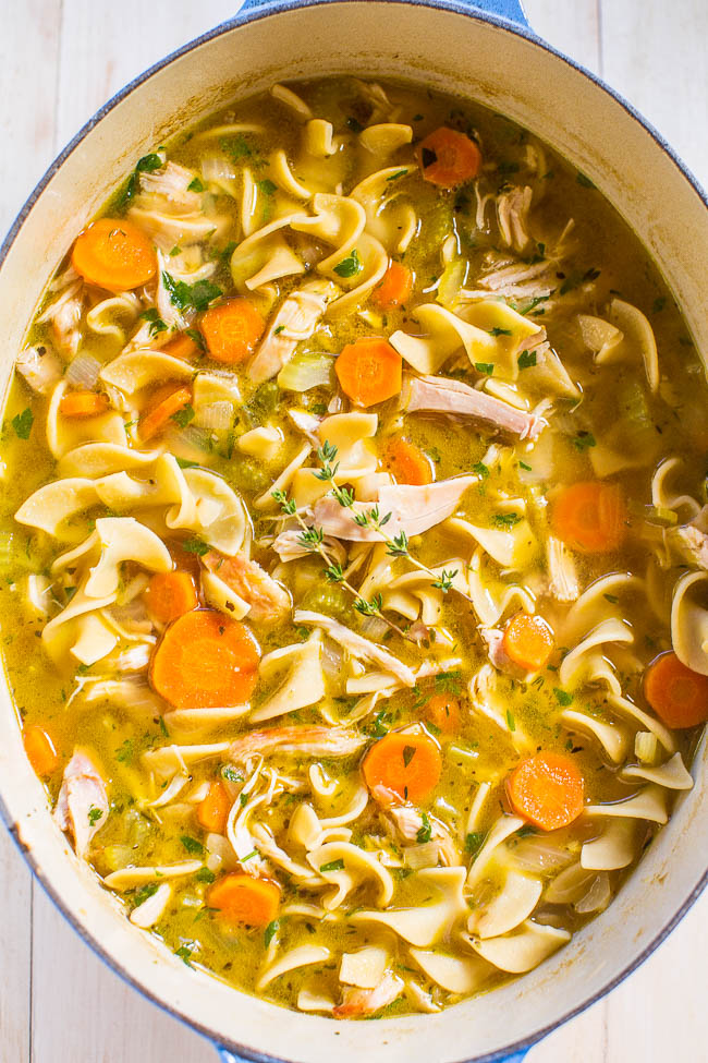 A Pantry Recipe for chicken soup from Averie Cooks