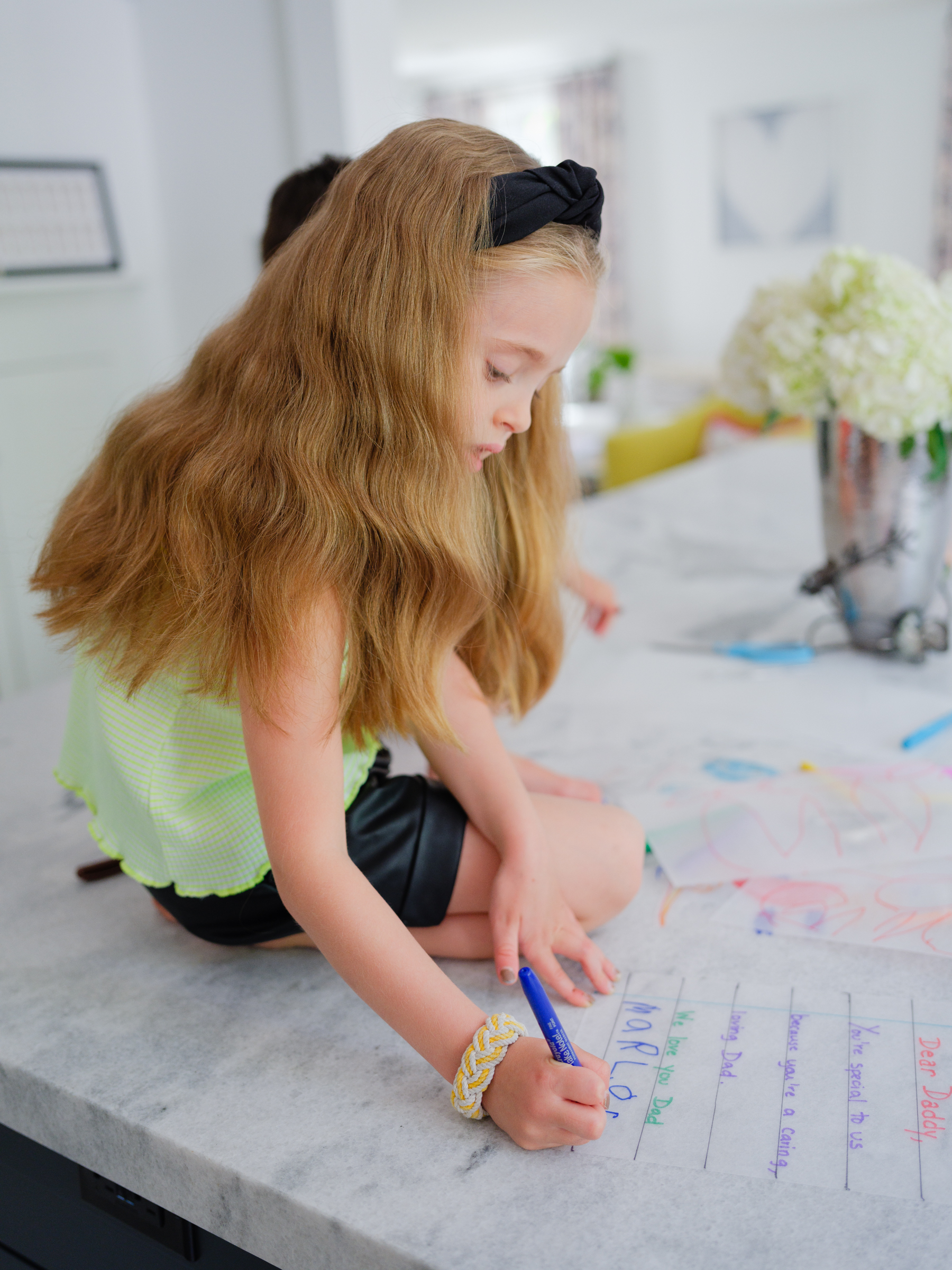 Eva Amurri Shows Us an Easy DIY Portrait Keychain Craft for Father's Day