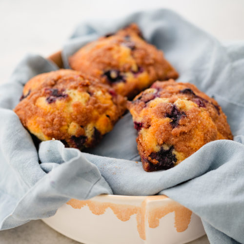 Eva Amurri shares her recipe for Blueberry Crumble Muffins