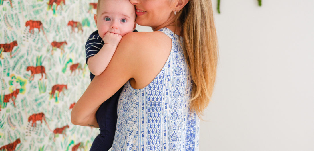 Eva Amurri discusses transitioning her youngest son Mateo from a swaddle