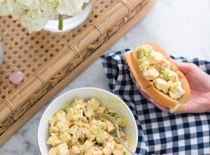 Eva Amurri shares her Curry Chicken Salad Recipe