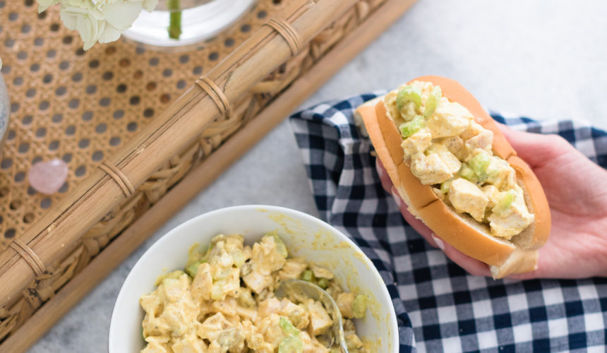 Eva Amurri shares her Curry Chicken Salad Recipe