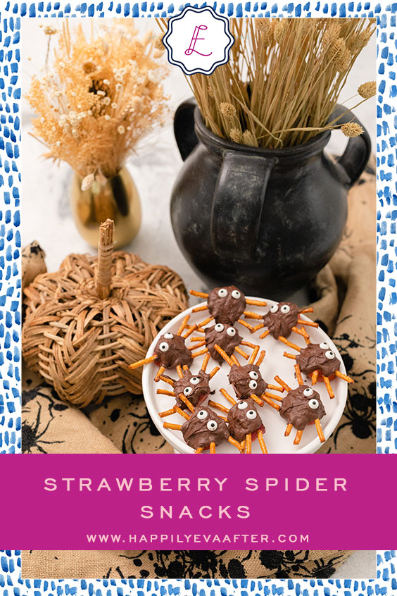 Eva Amurri shares her Strawberry Spider Snack Recipe