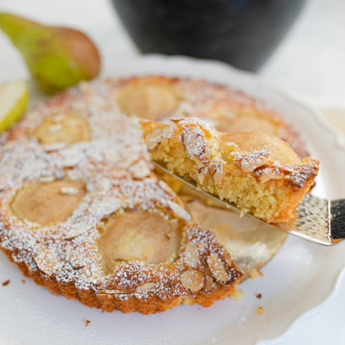 Eva Amurri shares a recipe for an Italian Almond Pear Cake