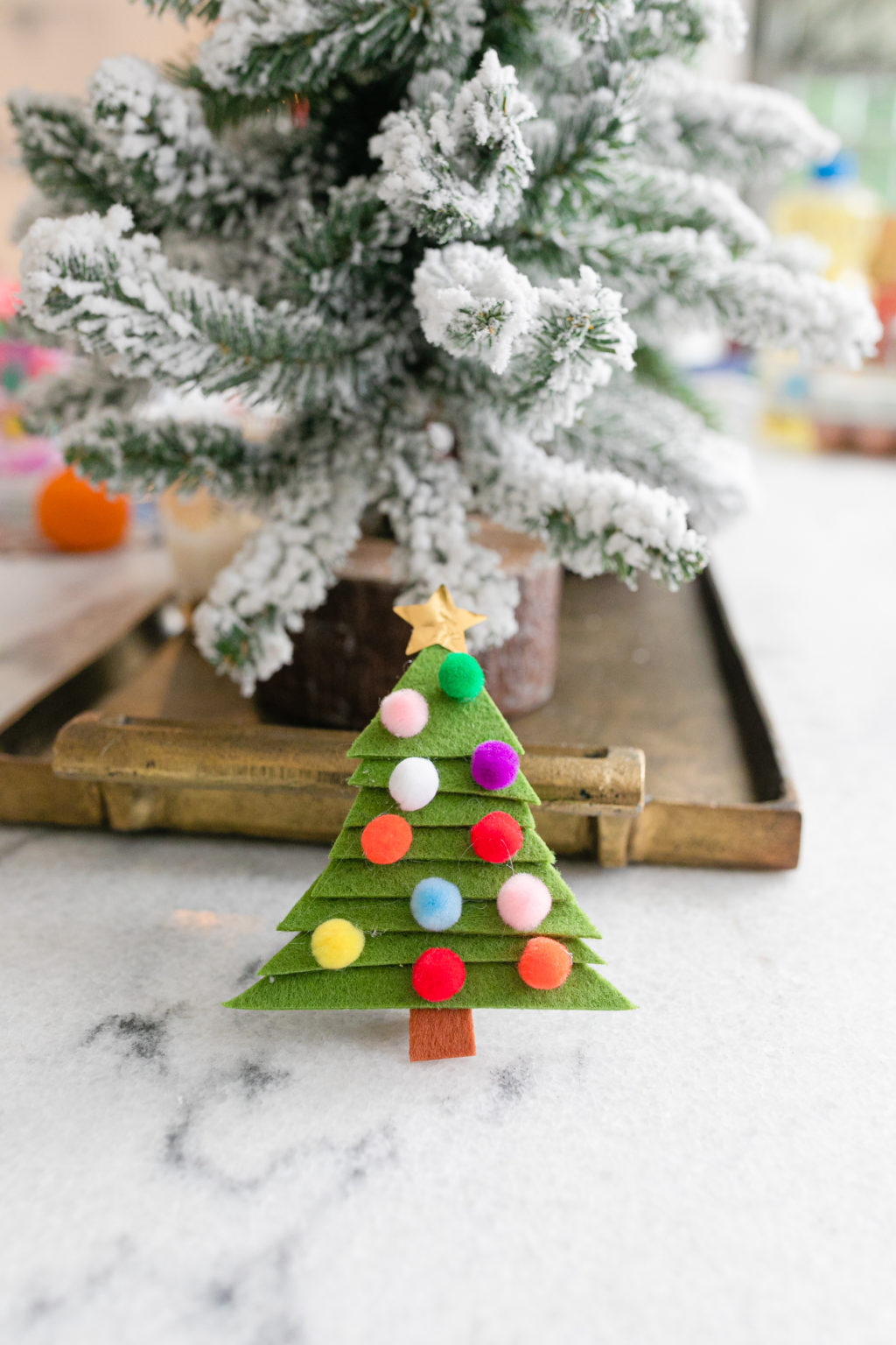 Clothespin Christmas Tree Ornaments - Happily Eva After