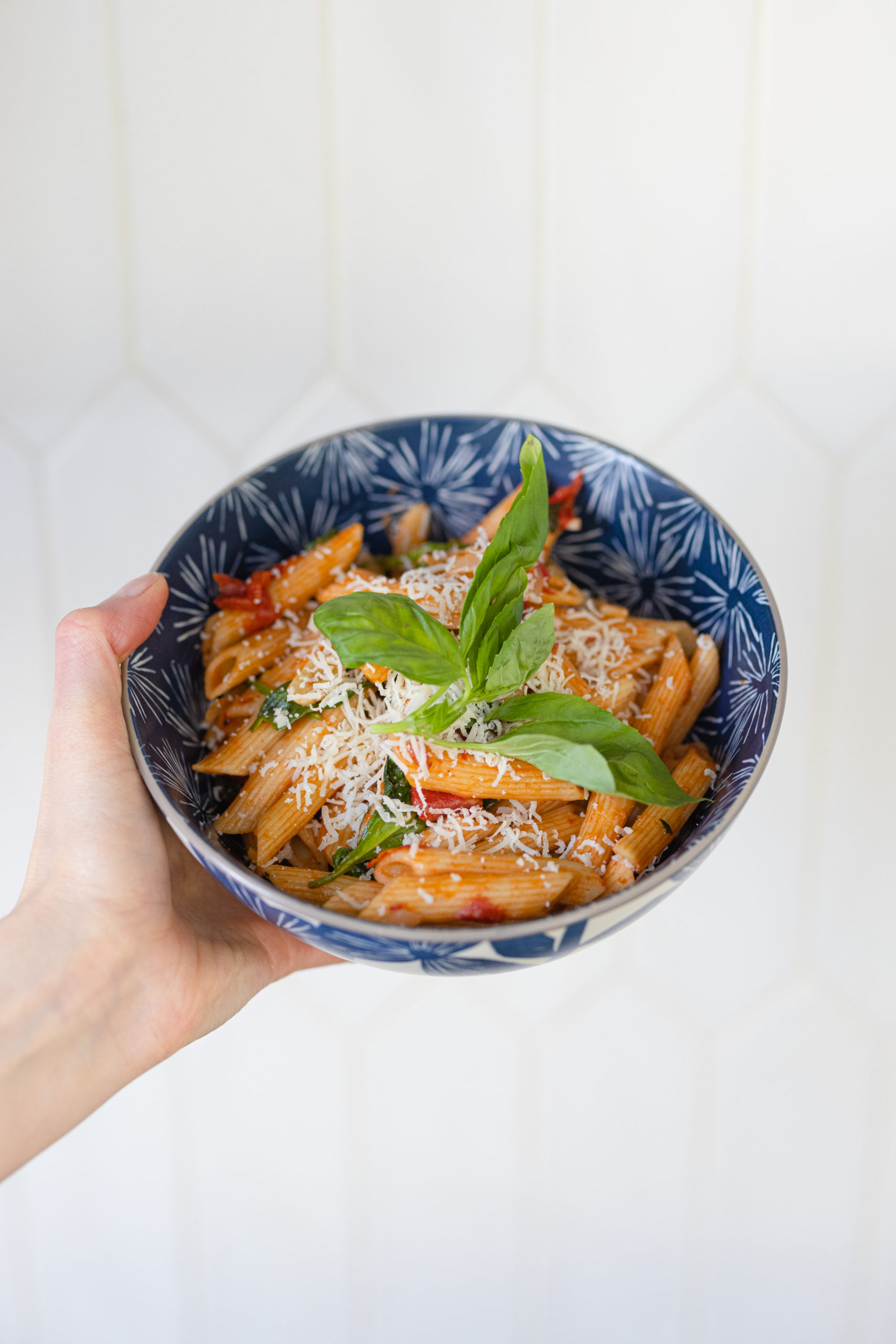 Eva Amurri shares a one-pot tomato basil pasta recipe