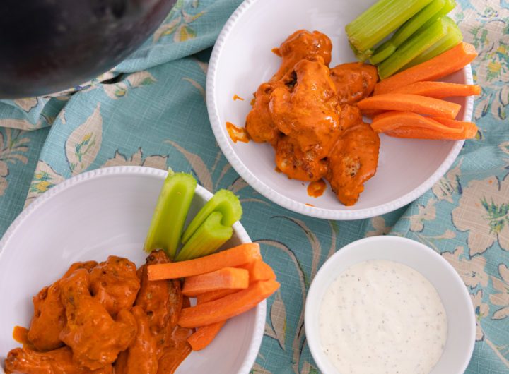 Eva Amurri shares a recipe for Crispy Baked Chicken Wings for the Super Bowl