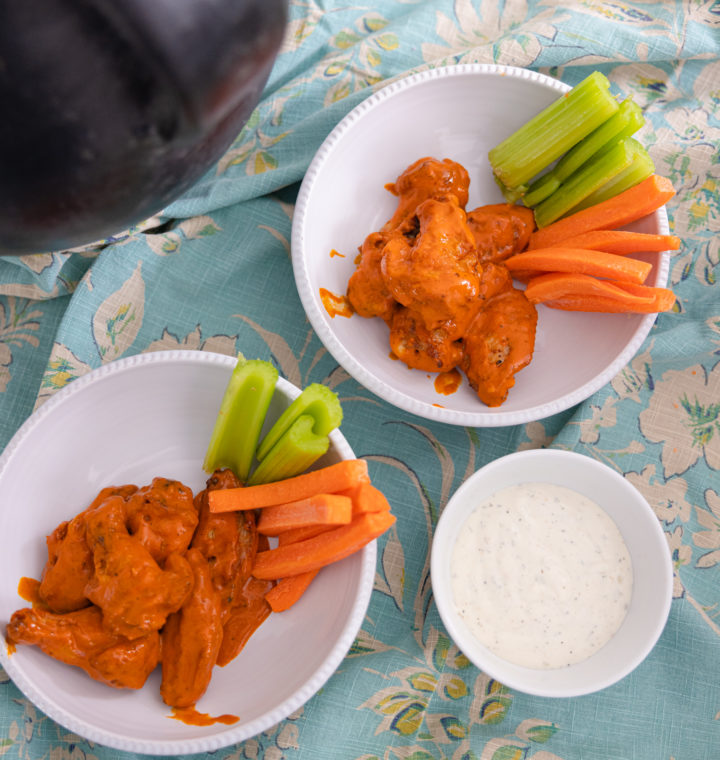 Eva Amurri shares a recipe for Crispy Baked Chicken Wings for the Super Bowl