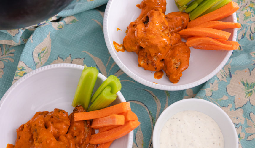 Eva Amurri shares a recipe for Crispy Baked Chicken Wings for the Super Bowl