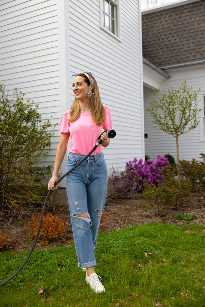 Eva Amurri shares some DIY Landscaping tips