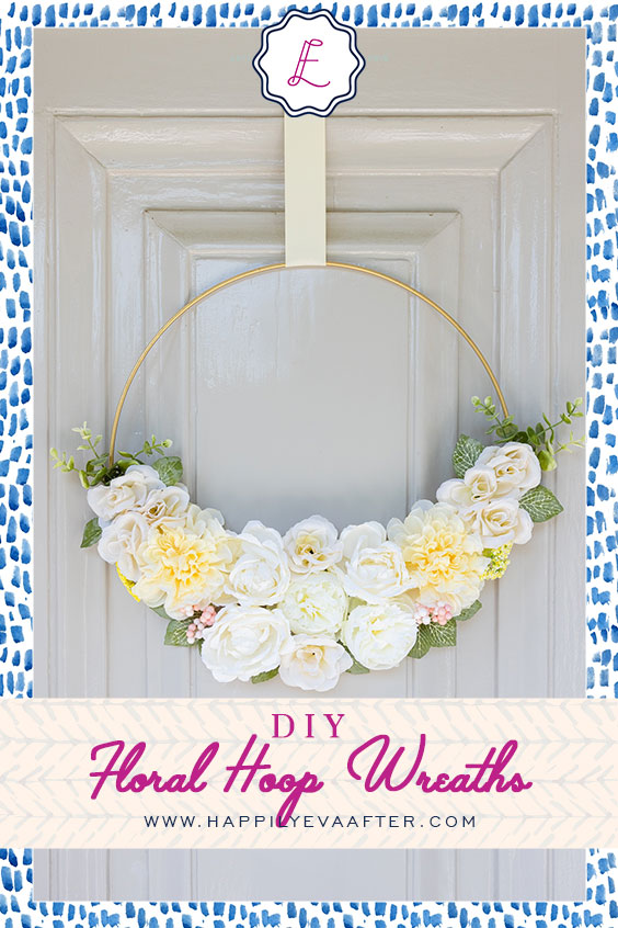 Eva Amurri shares her DIY Floral Hoop Wreaths