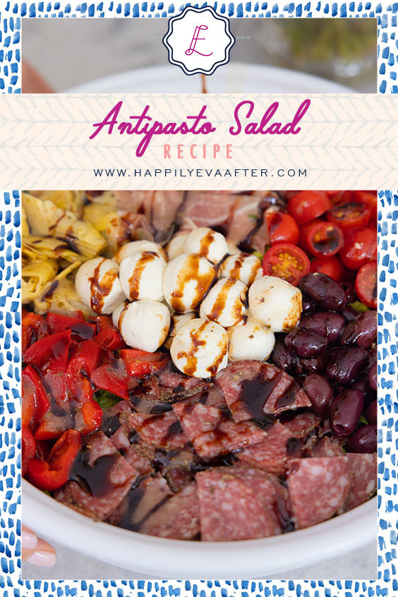 Eva Amurri shares an Antipasto Salad Recipe