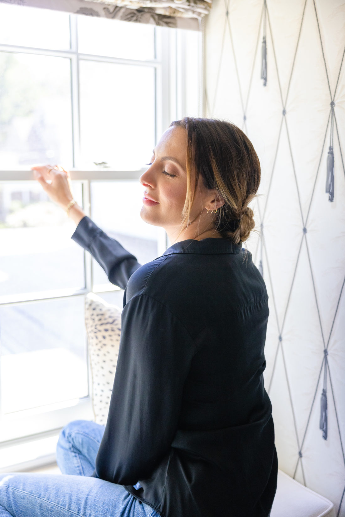 Eva Amurri shares a Double Braided Bun Tutorial