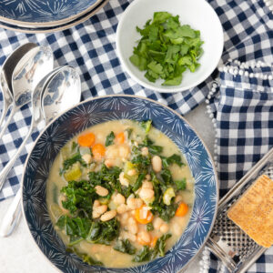 Eva Amurri shares her Kale and White Bean Soup