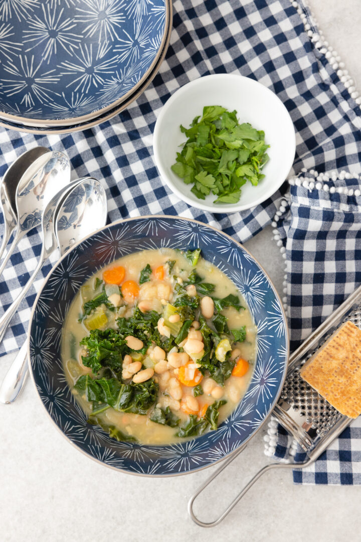 Eva Amurri shares her Kale and White Bean Soup