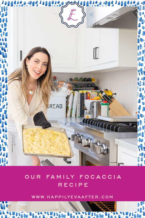 Eva Amurri shares her family's focaccia recipe