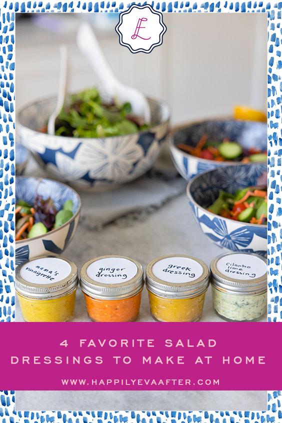 Eva Amurri shares 4 Salad Dressings to Make at Home